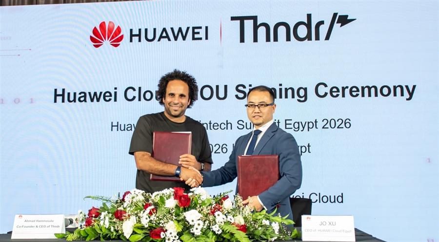 Huawei Cloud, Thndr partner on cloud, AI technologies for Egypt’s financial services sector